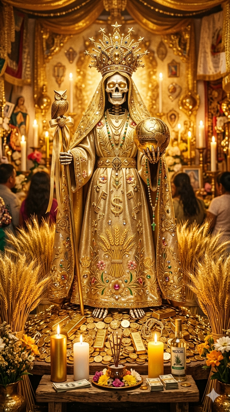Santa Muerte Mobilní Tapeta 3